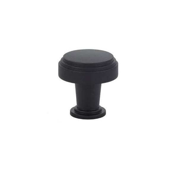 1.25 in. Newport Cabinet Knob, Flat Black
