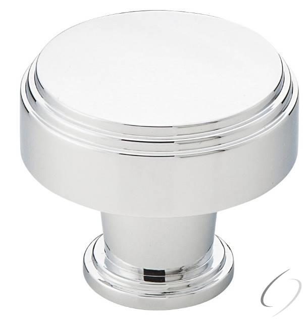 Newport 1.25 in. Cabinet Knob, Bright Chrome