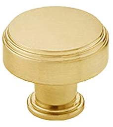 1.25 in. Newport Cabinet Knob, Satin Brass