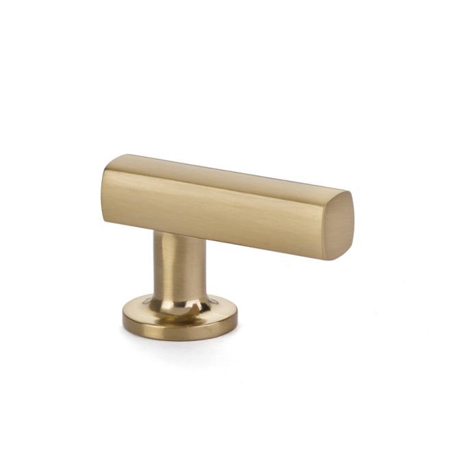 1.125 x 1.875 in. Freestone Finger Pull, Satin Brass