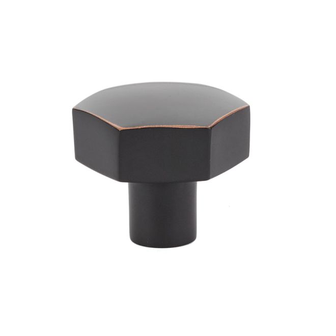 1.5 in. Mod Hex Cabinet Knob, Oil Rubbed Bronze