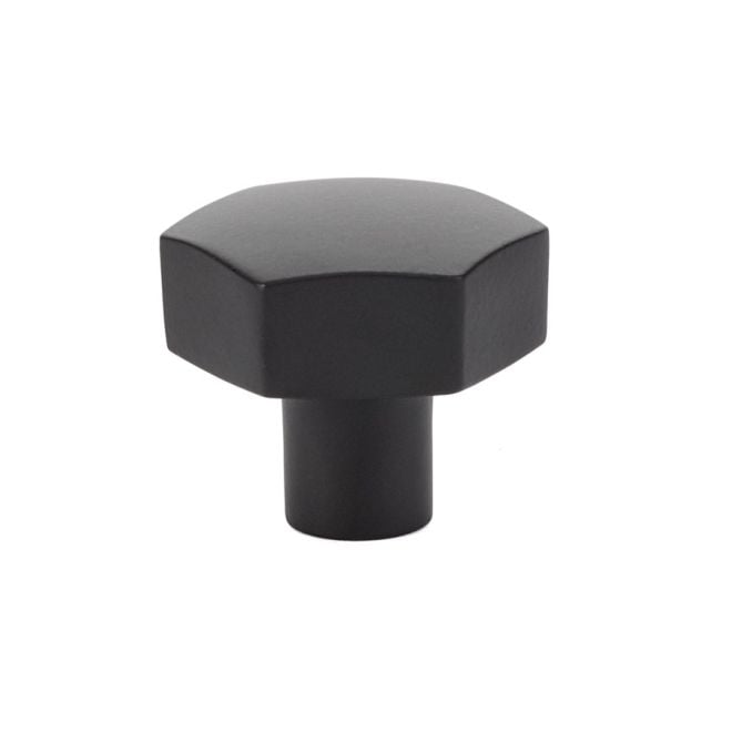 Picture of Emtek 86458US19 1.5 in. Mod Hex Cabinet Knob Flat, Black