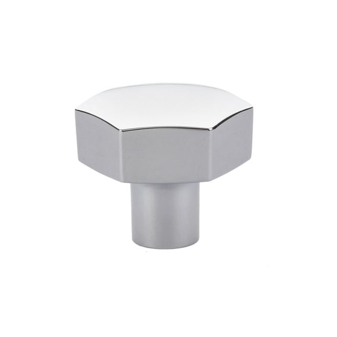 1.5 in. Mod Hex Cabinet Knob, Bright Chrome