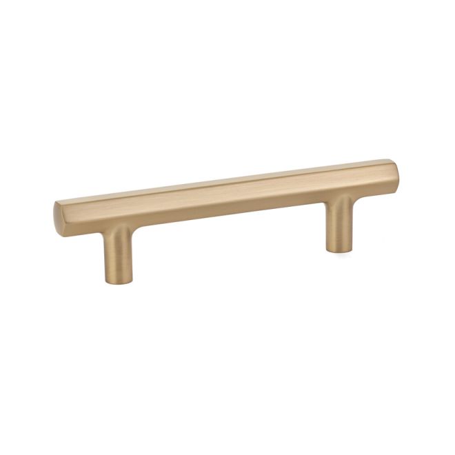 86459US4 3.5 in. Mod Hex Pull, Satin Brass