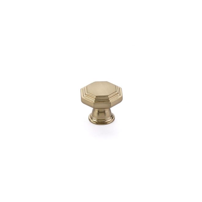 1.25 in. Midvale Cabinet Knob, Satin Brass