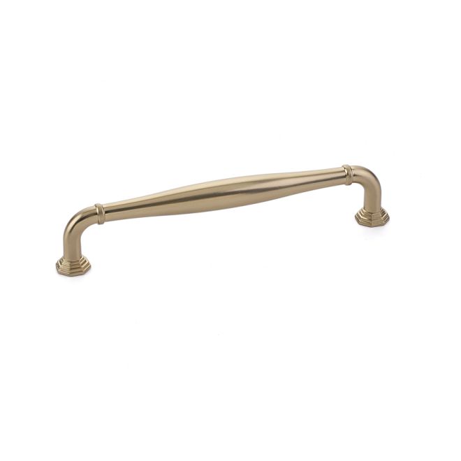 6 in. Center to Center Blythe Cabinet Pull, Satin Brass