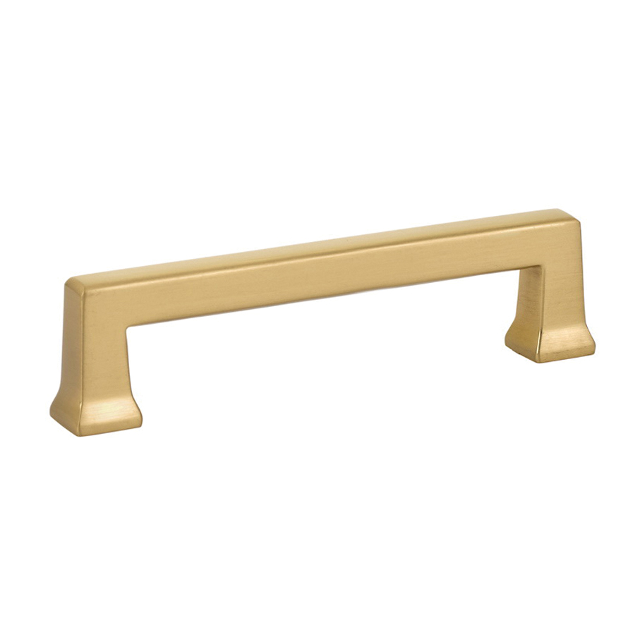 12 in. Center to Center Alexander Cabinet Pull, Satin Brass