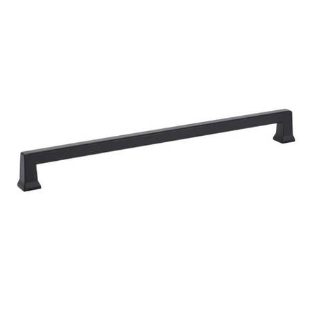 10 in. Center to Center Alexander Cabinet Pull, Flat Black