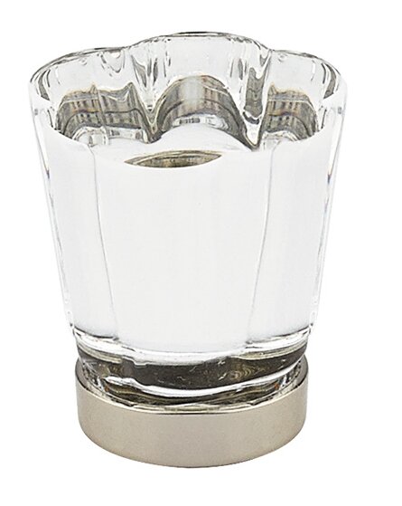 1.25 in. Forza Crystal Cabinet Knob, Bright Chrome