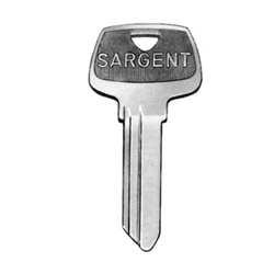 6 Pin Key Blank with HC Keyway