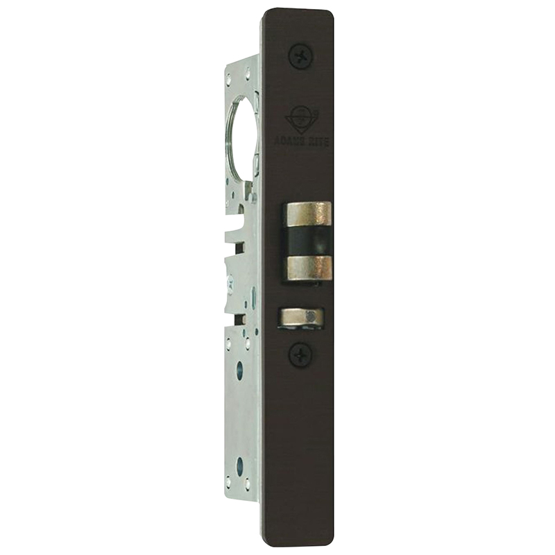 0.96 x 4.625 in. Left Hand Standard Duty Deadlatch Standard Mortised Strike, Dark Bronze Anodized