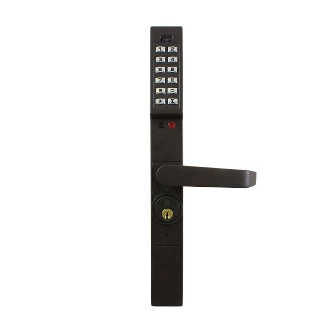 Trilogy Narrow Stile Digital Lever Lock, Oil Rubbed Bronze Finish