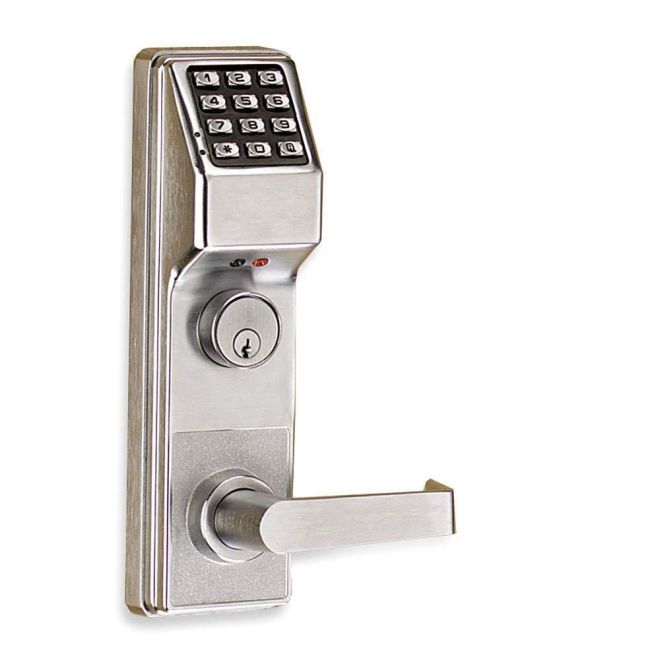 Straight Lever with Trilogy Exit Trim for Von Duprin 99 Satin, Chrome