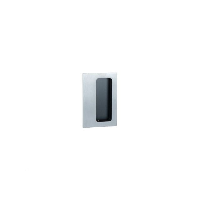 2.75 x 4.25 in. Flush Pull, Satin Chrome