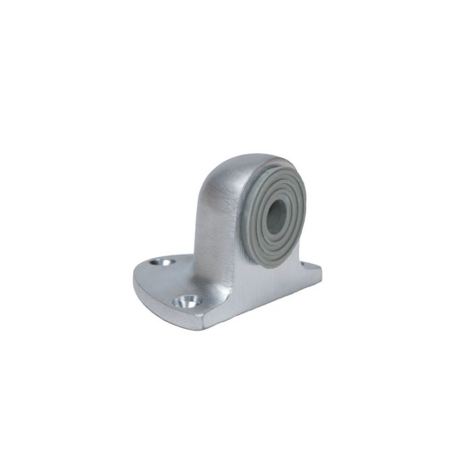 1.75 in. High Gooseneck Floor Stop with Combo Pack, Satin Chrome