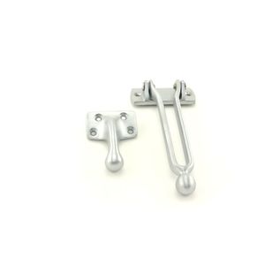 Swing Arm Door Guard, Satin Chrome