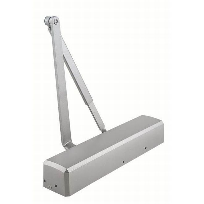 Stanley Commercial Hardware Grade 1 Tri-Pack Arm Closer with Full Cover, Aluminum