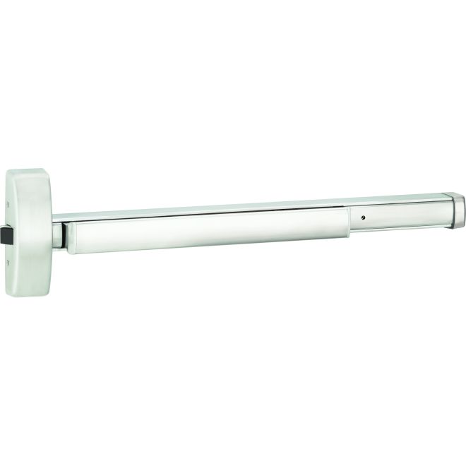 21086303 3 ft. Apex Rim Wide Style Exit Device for Keyed Lever, Satin Stainless Steel