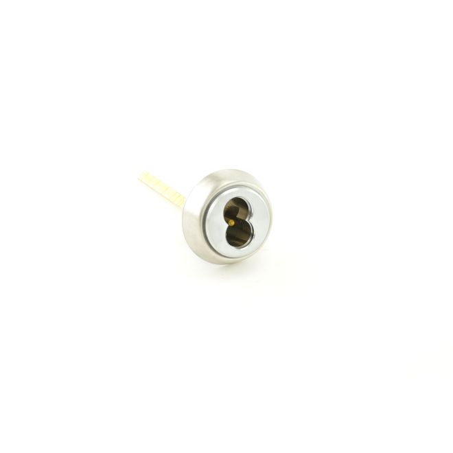 7 Pin Standard Rim Cylinder Housing, Satin Chrome