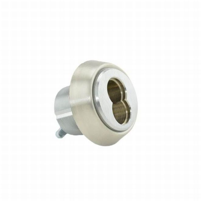 7 Pin Standard Mortise Cylinder Adams Rite Cam with Ring, Satin Chrome