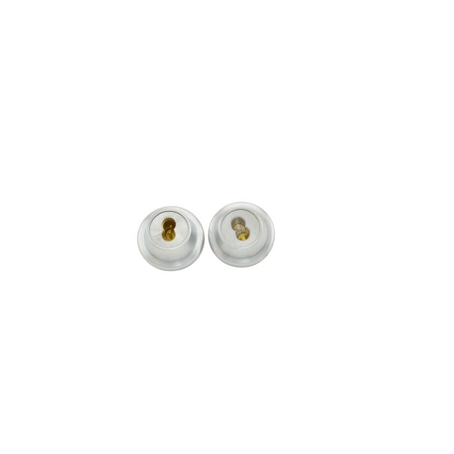 2.75 in. Backset 8T Series 7 Pin Double Cylinder Deadbolt with Standard Strike Less Core Satin Chrome
