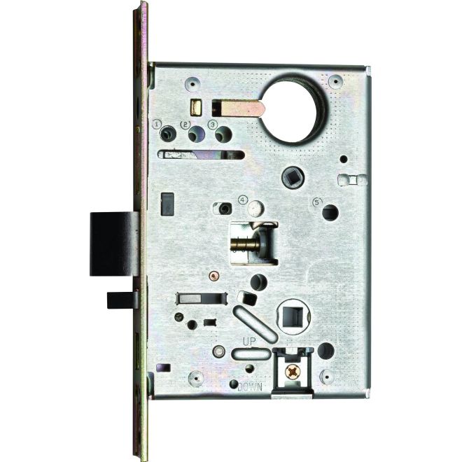 Universal Classroom Lock Body Only, Satin Chrome