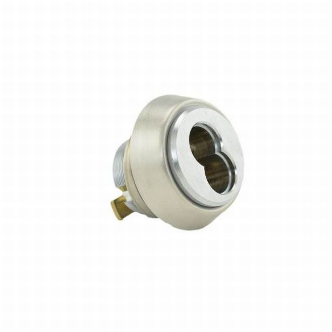 7 Pin Standard Mortise Cylinder Standard Cam with Ring - Satin Chrome