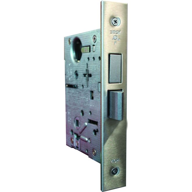 45HCAUNAB626 Universal Office Lock Body Only, Satin Chrome