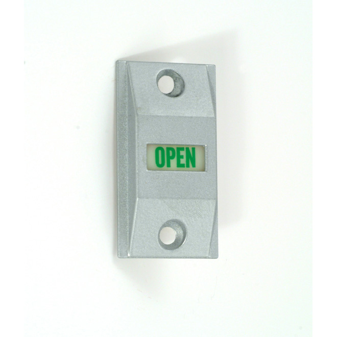 1.75 in. Standard Door Exit Indicator, Silver