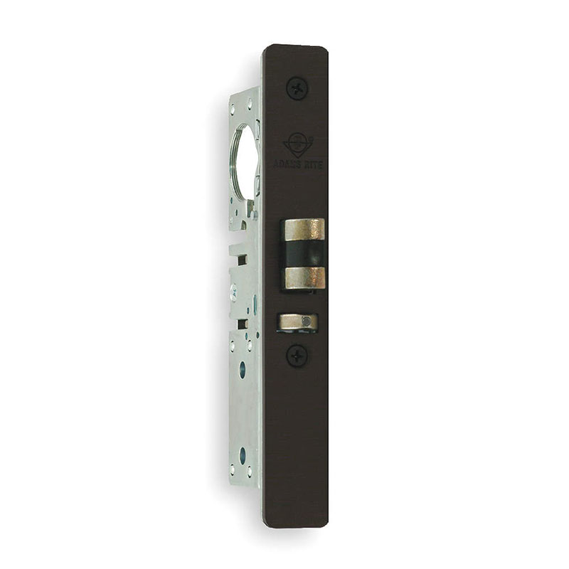 1.125 x 4.625 in. Left Hand Standard Duty Deadlatch Standard Mortised Strike, Dark Bronze Anodized