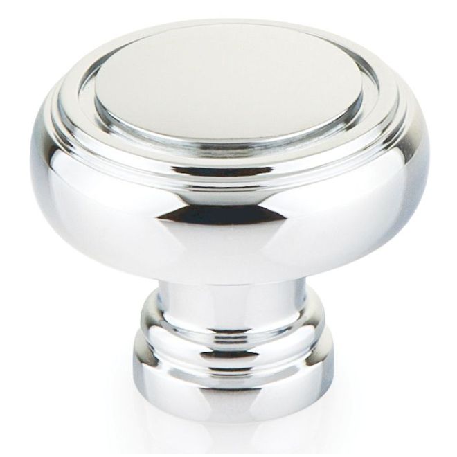 1.25 in. Norwich Cabinet Knob, Bright Chrome