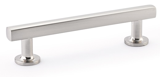 5 in. Freestone Center to Center Cabinet Pull - Satin Nickel