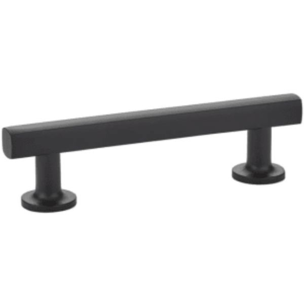 10 in. Center to Center Freestone Cabinet Pull, Flat Black