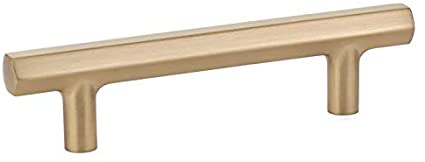 Mod Hex 12 in. Center to Center Cabinet Pull, Satin Brass
