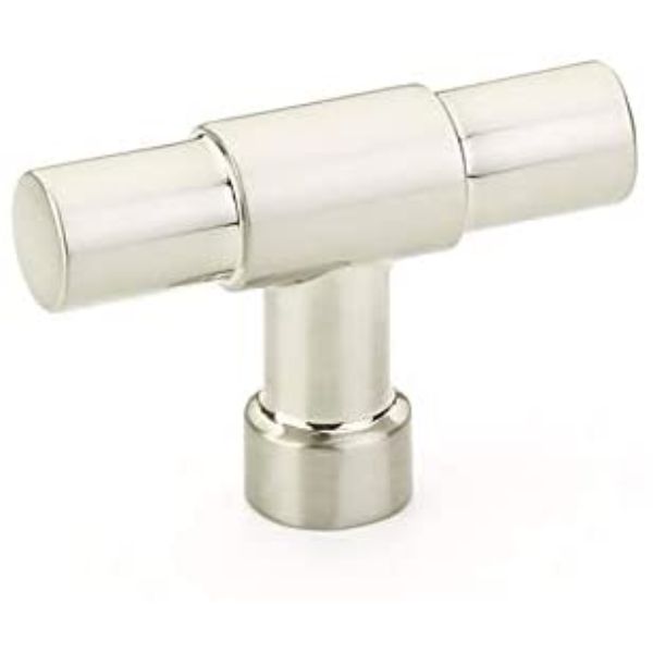 2 in. Jasper Finger Pull Cabinet Knob, Satin Brass