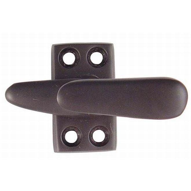 Casement Latch Standard with 3 Strikes, Oil Rubbed Bronze