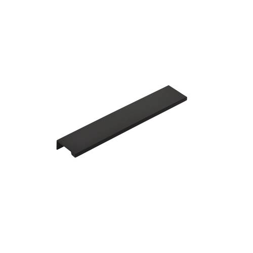 8 in. Center to Center Cabinet Edge Pull, Flat Black