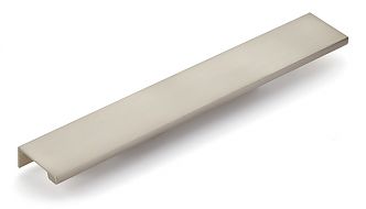 10 in. Center Cabinet Edge Pull, Satin Nickel