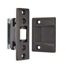 8801US19 Roller Catch, Flat Black