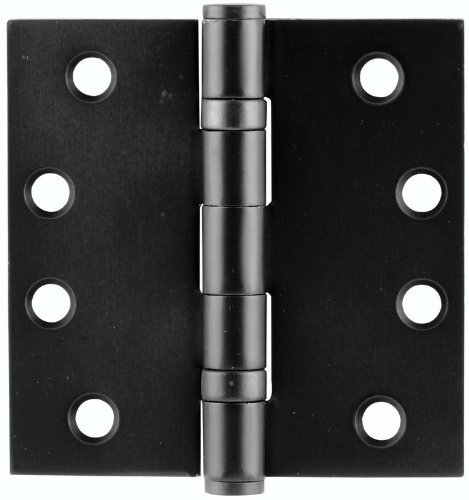 4 x 4 in. Square Steel Heavy Duty Ball Bearing Hinges, Oil Rubbed Bronze - Set of 2