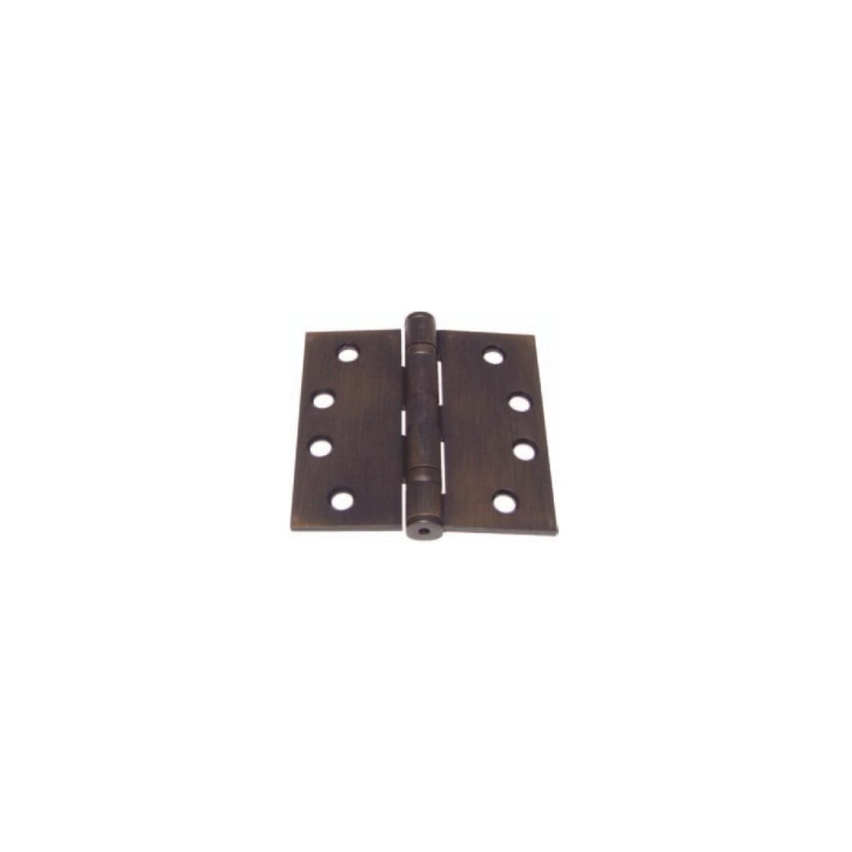 5 x 5 in. Square Solid Brass Heavy Duty Ball Bearing Hinges, Oil Rubbed Bronze - Set of 2