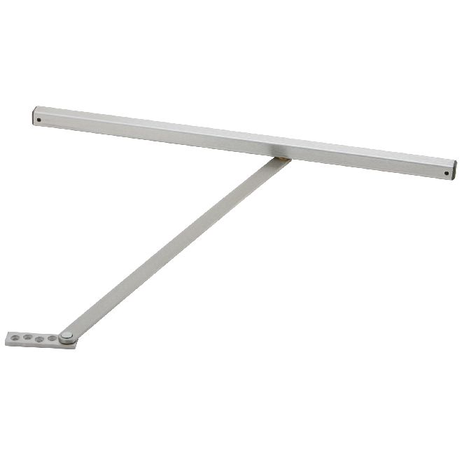 454S32D Medium Duty Surface Overhead Stop, Satin Stainless Steel - Size 4