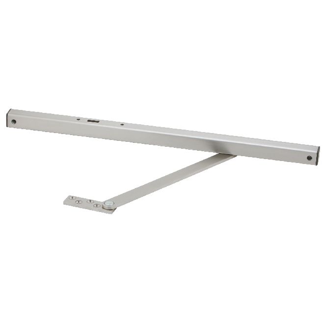 Heavy Duty Hold Open Surface Overhead Door Holder, Satin Stainless Steel - Size 4