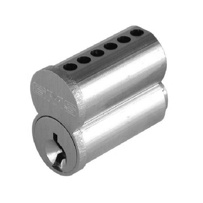 7 Pin Small Format Interchangeable Core with Best A Keyway, Satin Chrome