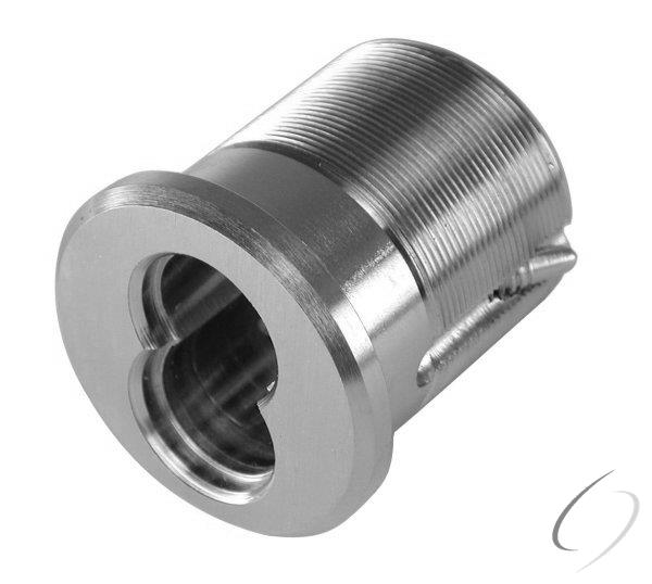 ICM726DST 7 Pin Small Format Best Interchangeable Core Mortise Cylinder Housing with Straight Cam, Satin Chrome