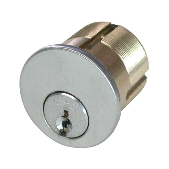 1 in. Mortise Dummy Cylinder, Satin Chrome