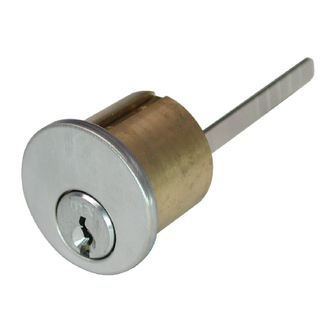 1.125 in. Dummy Rim Cylinder, Satin Chrome