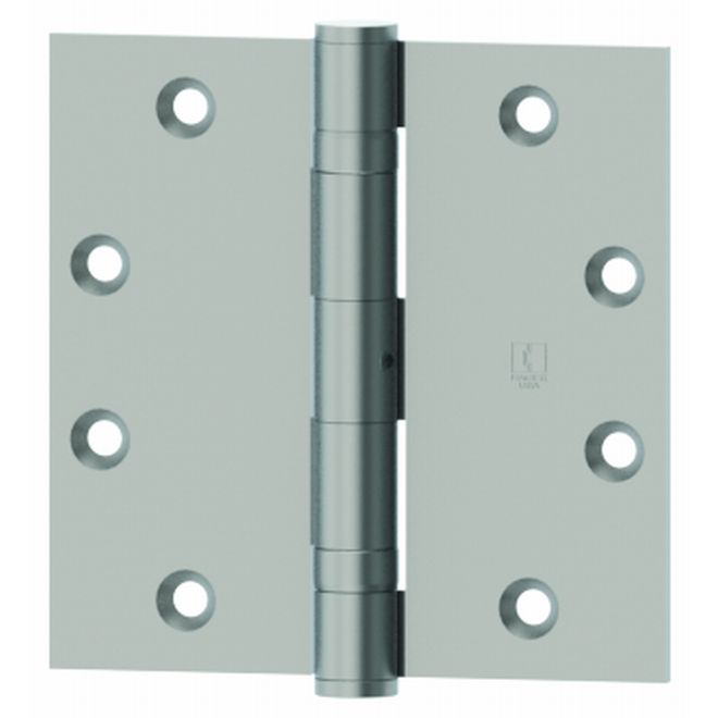 3.5 x 3.5 in. Full Mortise Five Knuckle Plain Bearing Standard Weight Hinge, No. 010853 Antique Nickel