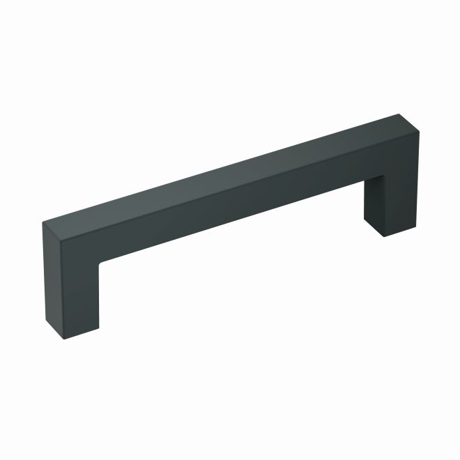 Amerock Monument Contemporary Bar Cabinet Pull 3-3/4 in. Matte Black Black 1 pk
