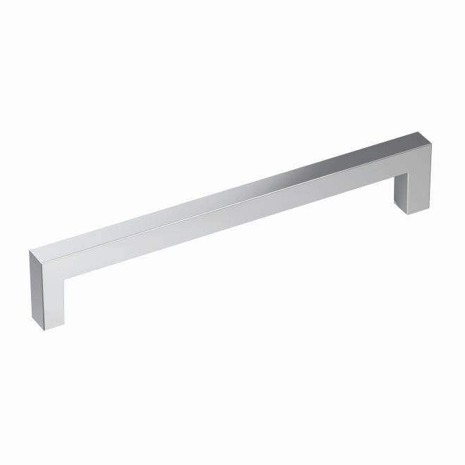Amerock | Cabinet Pull | Polished Chrome | 6-5/16 inch (160 mm) Center-to-Center | Monument | 2 Pack | Drawer Pull | Drawer Handle | Cabinet Hardware